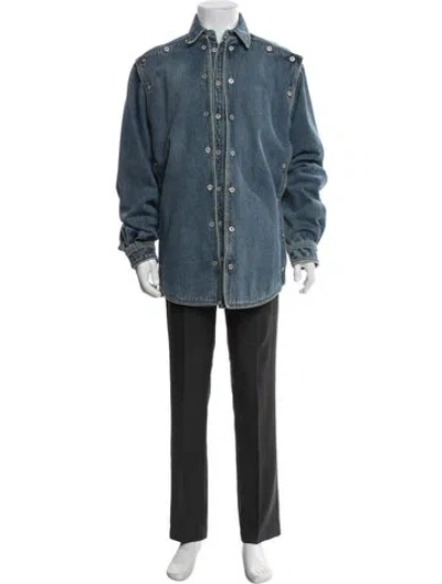 Pre-owned Y/project Denim Jacket In Blue
