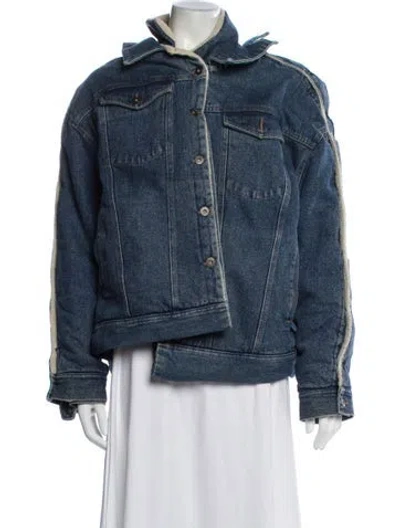 Pre-owned Y/project Denim Jacket In Blue