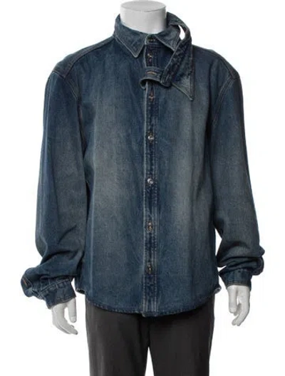 Pre-owned Y/project Denim Jacket In Blue
