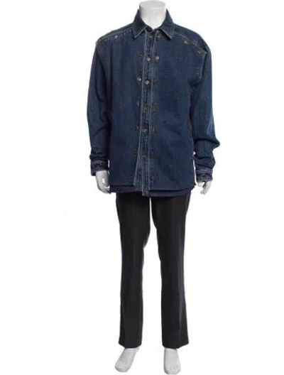 Pre-owned Y/project Denim Jacket In Blue