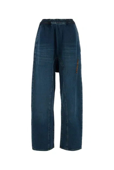 Y/project Denim Jeans In Blue