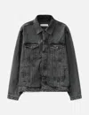 Y/project Black Wire Denim Jacket In Gray