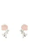 Y/project Y Project Women Two-tones Metal Earrings In Pink