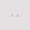 Y/project Earrings Pink & Purple