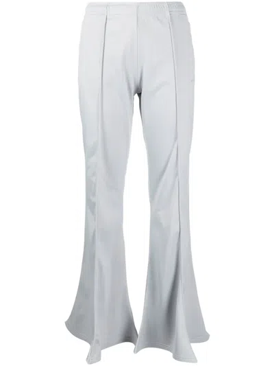 Y/project Gray Trumpet Trousers In Grey