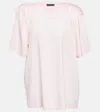 Y/project Embroidered Cotton Top In Pink