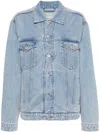 Y/project Women Evergreen Wire Denim Jacket In 蓝色