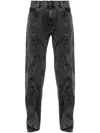 Y/project Black Banana Jeans In Black