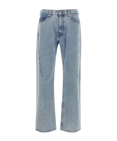 Y/project Five-pocket Denim Trousers In Blue