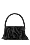 Y/project Black Leather Handbag In Black