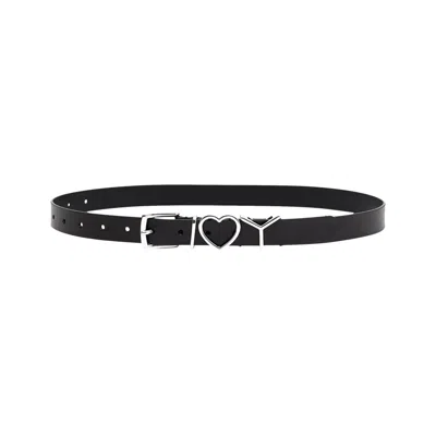 Pre-owned Y/project Heart Belt 'black'