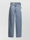 Y/project High Waist Wide Leg Jeans With Belt Loops