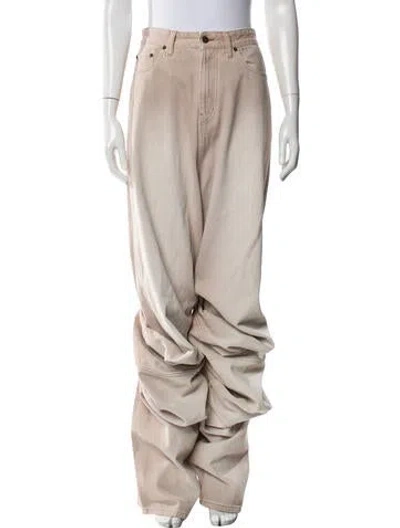 Pre-owned Y/project High-rise Wide Leg Jeans In Blue
