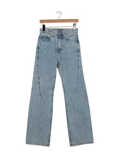 Pre-owned Y/project High-rise Wide Leg Jeans In Blue