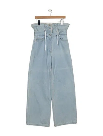 Pre-owned Y/project High-rise Wide Leg Jeans In Blue