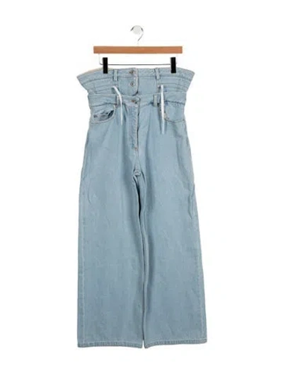 Pre-owned Y/project High-rise Wide Leg Jeans In Blue