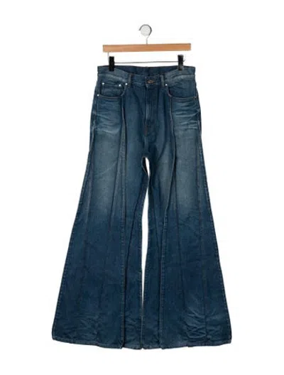 Pre-owned Y/project High-rise Wide Leg Jeans In Blue