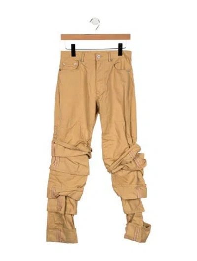 Pre-owned Y/project High-rise Wide Leg Jeans In Neutral