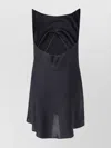 Y/project Invisible Strap Slip Dress In Black