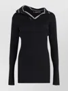 Y/project Y Project Black Wool Mini Dress In Black