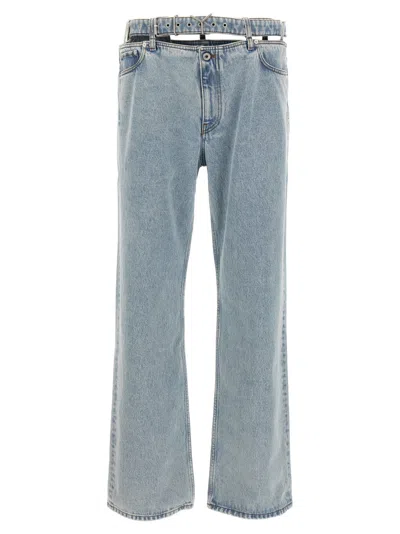 Y/project Light Blue Evergreen Y Belt Jeans