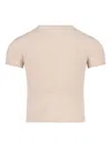 Y/project Logo-appliqué T-shirt In Neutral