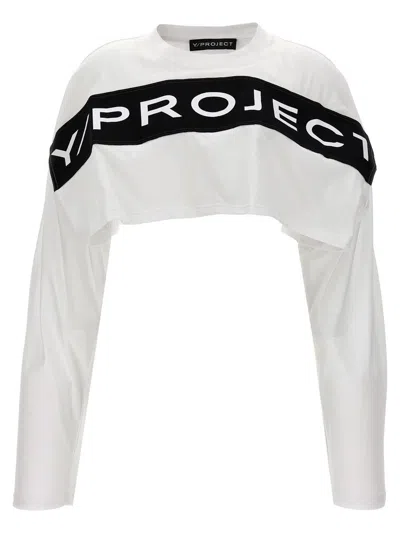 Y/PROJECT Y/PROJECT LOGO CROP T-SHIRT