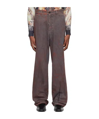 Y/project Logo-embroidered Pinched Trousers