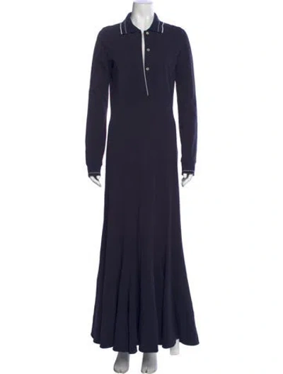 Pre-owned Y/project Long Dress In Blue