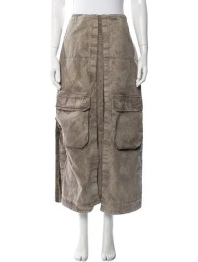 Pre-owned Y/project Long Skirt In Neutrals