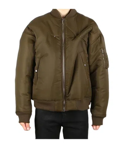 Y/project Long Sleeve Casual Jacket In Green