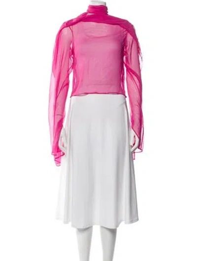 Pre-owned Y/project Long Sleeve Top In Pink