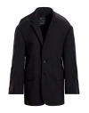 Y/project Man Blazer Black Size S Virgin Wool, Polyester, Viscose In Black