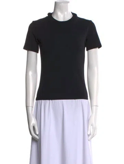 Pre-owned Y/project Mock Neck Short Sleeve T-shirt W/ Tags In Black