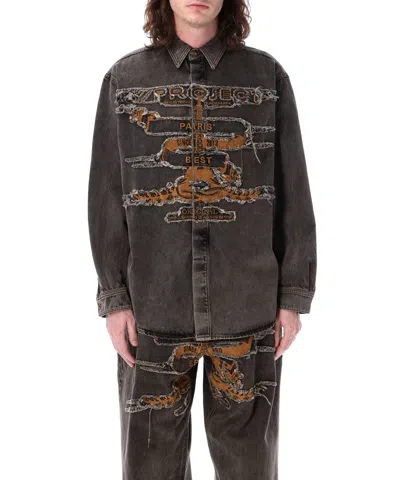 Yproject Paris&#039; Best Denim Jacket In Brown