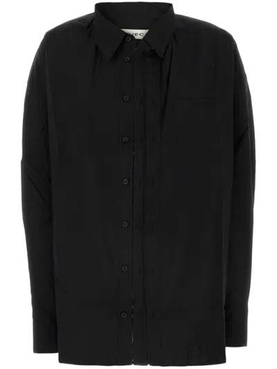 Y/project Y Project Black Poplin Oversize Shirt