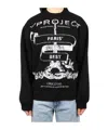 Y/project Printed Sweatshirt In Black