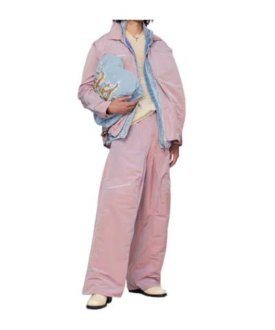 Y/PROJECT PURPLE GATHERED SHIRT