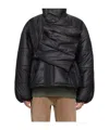 Y/project Quilted Puffer Jacket In Black