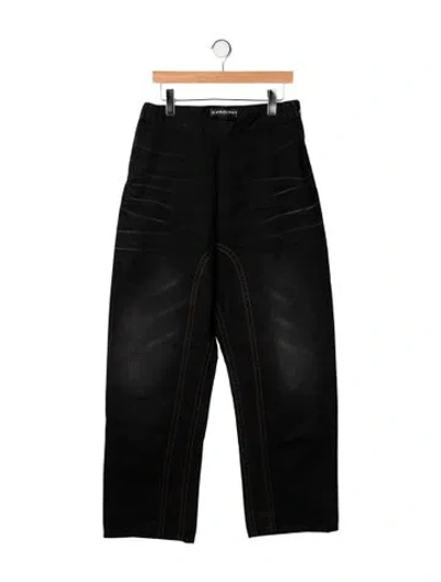 Pre-owned Y/project Relaxed Fit Jeans In Black