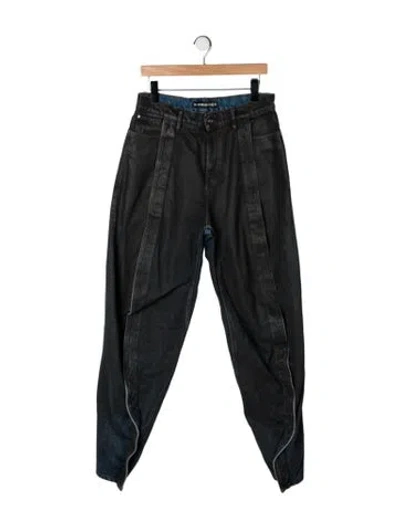 Pre-owned Y/project Relaxed Fit Jeans In Grey
