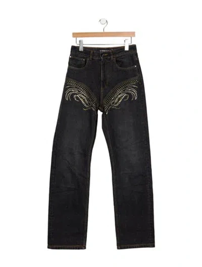 Pre-owned Y/project Relaxed Fit Jeans In Grey
