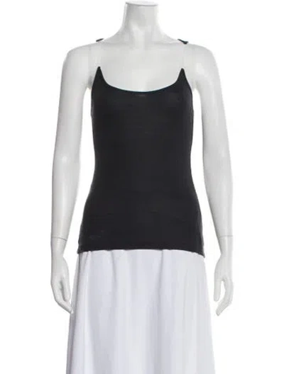 Pre-owned Y/project Scoop Neck Sleeveless Top In Black