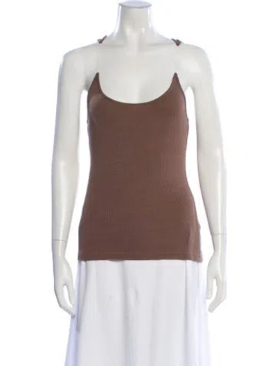 Pre-owned Y/project Scoop Neck Sleeveless Top W/ Tags In Neutral