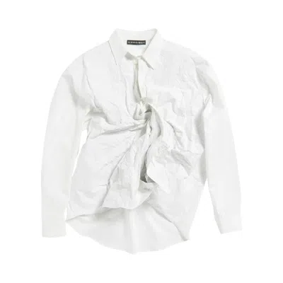 Pre-owned Y/project Scrunched Shirt 'white' | Men's Size M