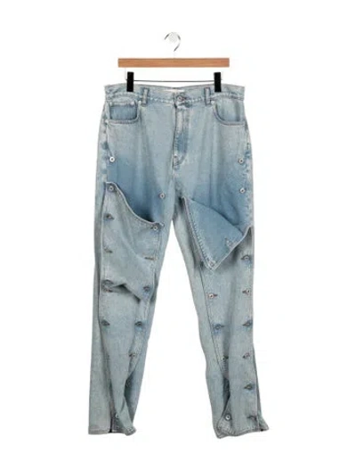 Pre-owned Y/project Skinny Jeans In Blue