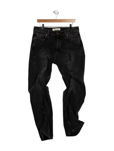 Pre-owned Y/project Skinny Jeans In Gray