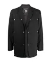 Y/project Snap Panel Layered Blazer In Black