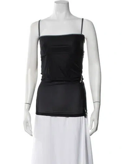 Pre-owned Y/project Square Neckline Sleeveless Top In White