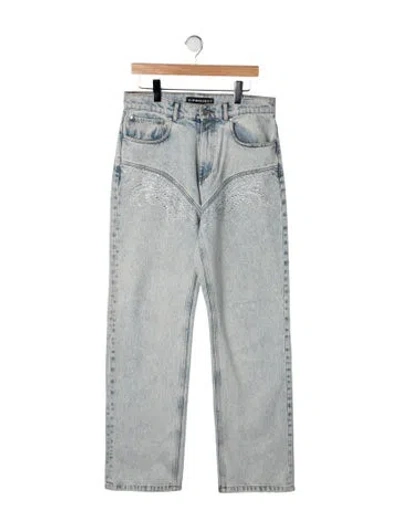Pre-owned Y/project Straight-leg Jeans In Green